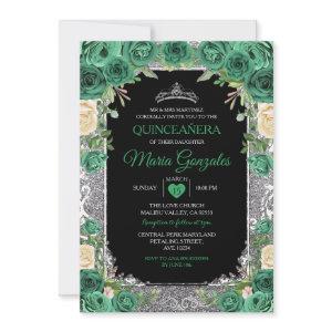 Emerald Green Mexican Charra Mis Quince Butterfly