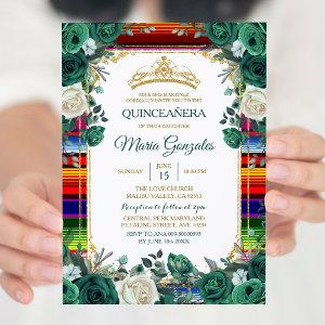 Emerald Green Mexican Charra Mis Quince