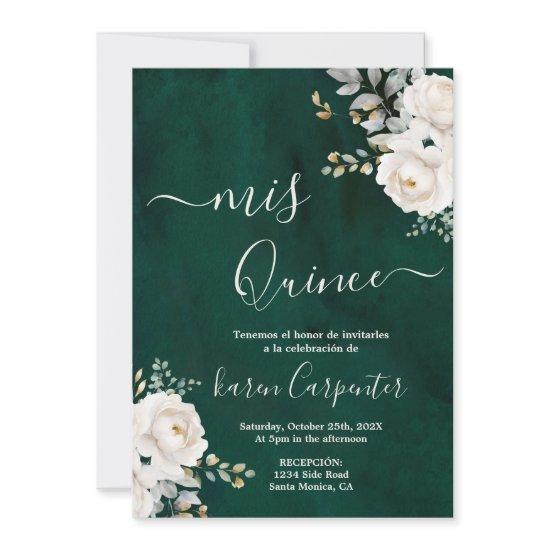 Emerald Green Quinceanera