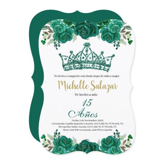 Emerald Green Quinceanera