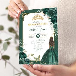Emerald Green Quinceañera Princess Mis Quince Anos