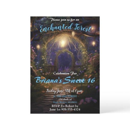 Enchanted Forest Archway Sweet 16