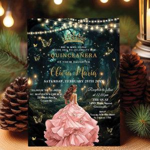 Enchanted Forest Blush Pink Dress Quinceañera 16