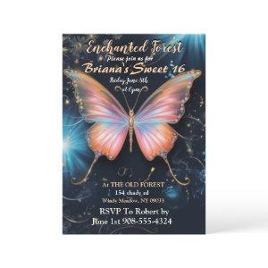 Enchanted Forest Butterfly Sweet 16