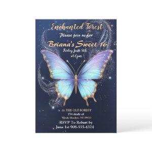 Enchanted Forest Butterfly Sweet 16