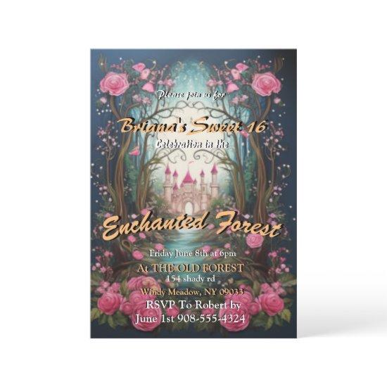 Enchanted Forest Castle Sweet 16
