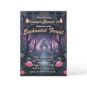 Enchanted Forest Castle Sweet 16