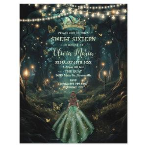 Enchanted Forest Emerald Green Dress Sweet 16 15