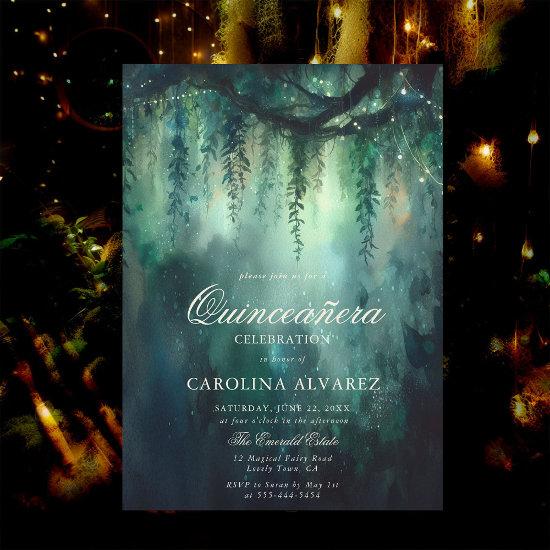 Enchanted Forest Fairy Lights Magical Qinceanera