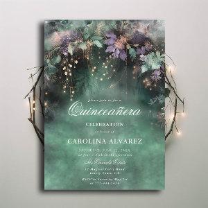 Enchanted Forest Fairy Magic Lavender Qinceanera