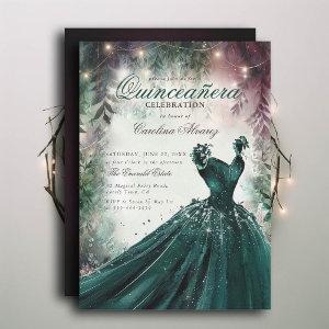 Enchanted Forest Fairy Princess Mauve Quinceanera