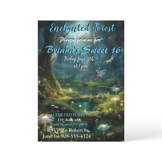 Enchanted Forest Fairy Sweet 16