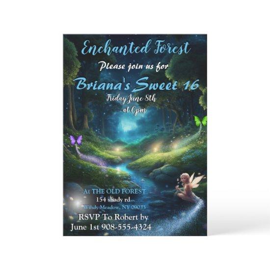 Enchanted Forest Fairy Sweet 16