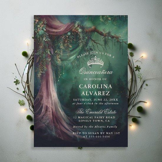 Enchanted Forest Fairytale Magical Quinceañera