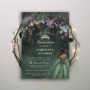 Enchanted Forest Greenery Arch Magical Quinceanera