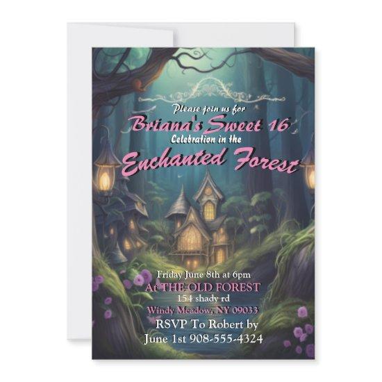 Enchanted Forest House Sweet 16