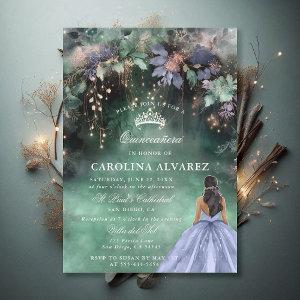 Enchanted Forest Periwinkle Blue Chic Quinceanera