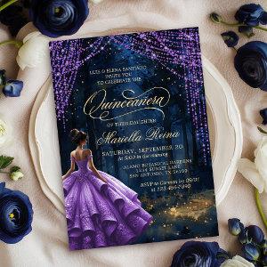 Enchanted Forest Purple Lavender Quinceañera