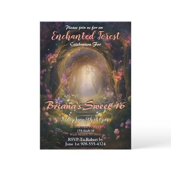 Enchanted Forest Sweet 16