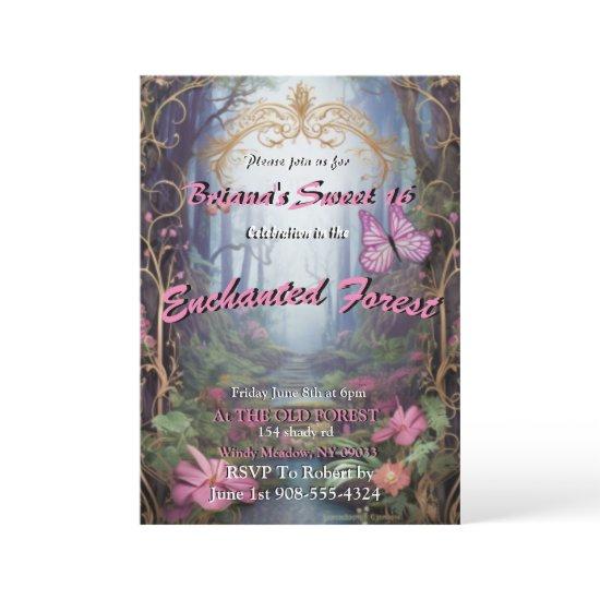 Enchanted Forest Sweet 16