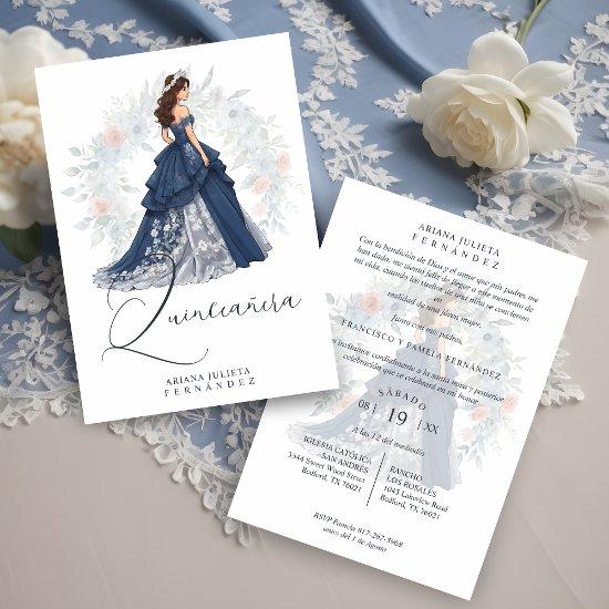 Enchanted Romantic Spanish Quinceañera Blue Shades