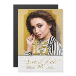 English Gold Quinceanera Photo