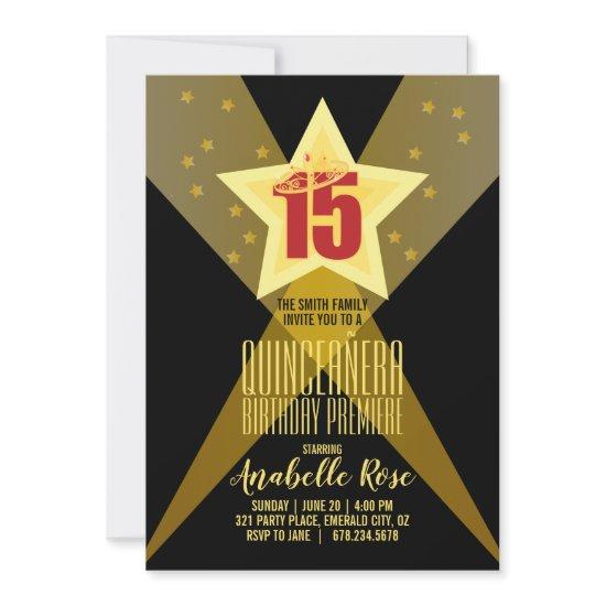 ENGLISH hollywood star QUINCEAÑERA movie night