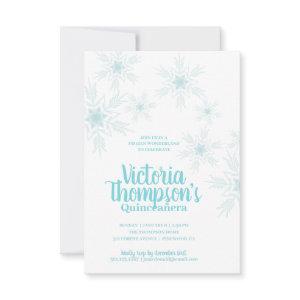 ENGLISH quinceañera WINTER WONDERLAND birthday
