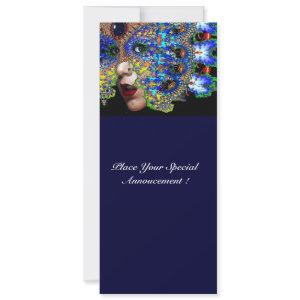 EPHEMERAL Mardi Gras Masquerade Ball ,Blue Mask Announcement