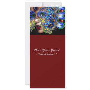 EPHEMERAL Mardi Gras Masquerade Ball ,Blue Mask Announcement