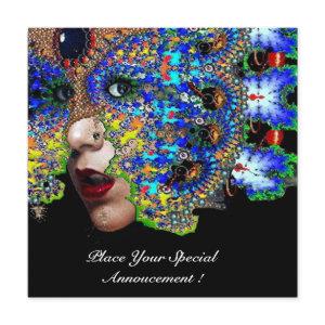 EPHEMERAL Mardi Gras Masquerade Ball, Blue Mask Announcement