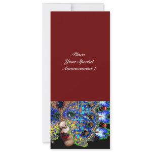 EPHEMERAL Mardi Gras Masquerade Ball ,Blue Mask Announcement