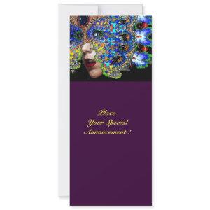 EPHEMERAL Mardi Gras Masquerade Ball ,Blue Mask Announcement