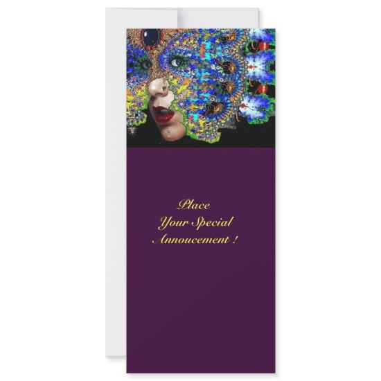 EPHEMERAL Mardi Gras Masquerade Ball ,Blue Mask Announcement