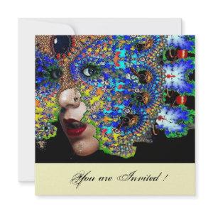 EPHEMERAL Mardi Gras masquerade ball white ice