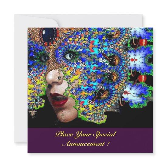 EPHEMERAL MASK Halloween Masquerade Ball Invite