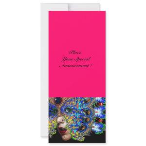 EPHEMERAL masquerade costume ball ,pink,fuchsia Announcement