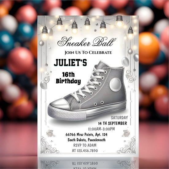 Epic Chic Shoe Girl Sweet 16 Sneaker Ball Birthday
