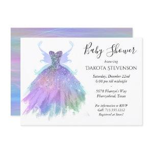 Ethereal Fairy Gown | Rainbow Ombre Pastel Sheen