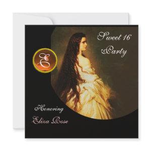 ETHERNAL BEAUTY,SWEET 16 YELLOW,BLACK WHITE DAMASK