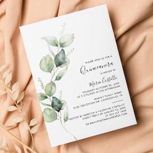 Eucalyptus Greenery 15th Birthday Quinceanera
