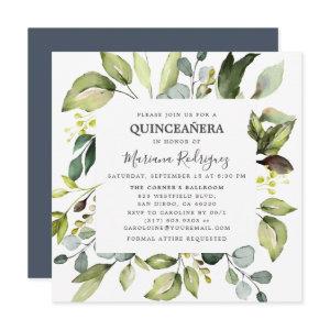 Eucalyptus & Greenery Enchanted Forest Quinceañera