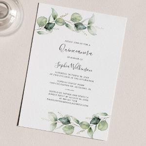 Eucalyptus Quinceanera 15th Birthday Greenery