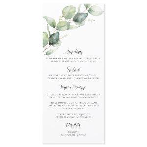 Eucalyptus Quinceanera 15th Birthday Party Photo Menu