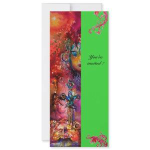 EXCALIBUR , bright red ,pink blue green