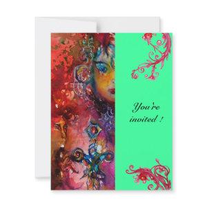 EXCALIBUR , bright red ,pink blue green