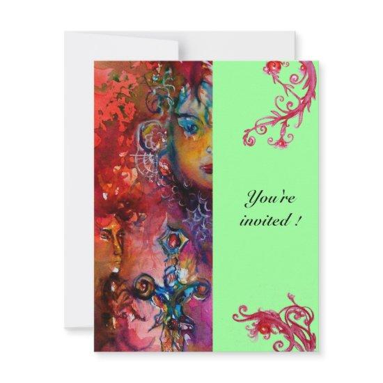 EXCALIBUR , bright red ,pink blue green
