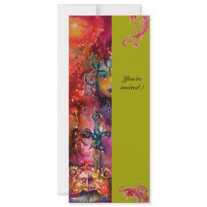 EXCALIBUR , bright red ,pink blue green