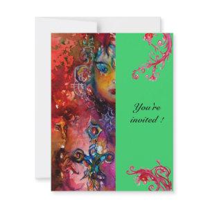 EXCALIBUR , bright red ,pink blue green