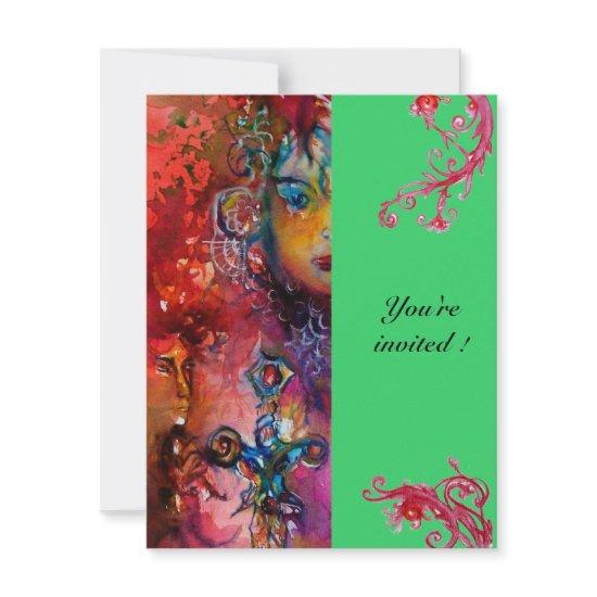 EXCALIBUR , bright red ,pink blue green